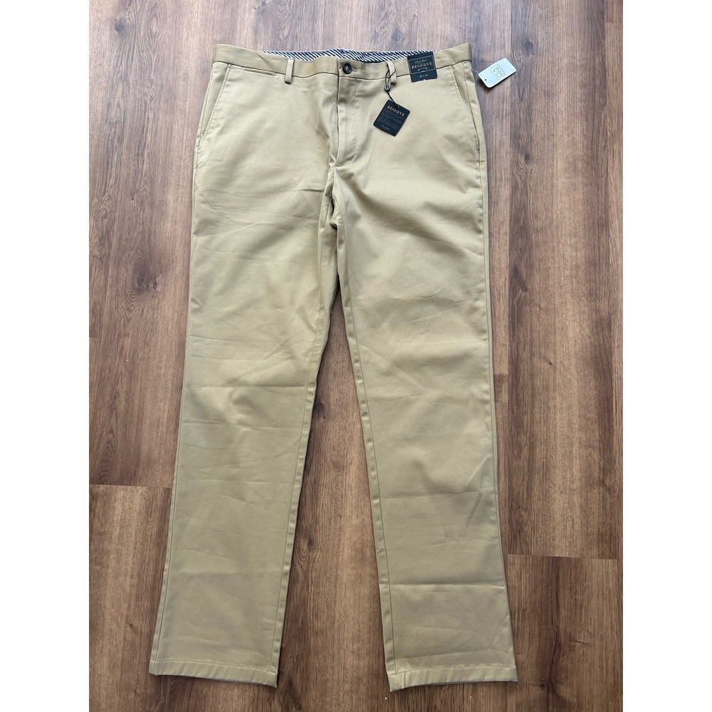 Jos. A. Bank Men's Khaki Reserve Chinos NWT SZ  38x34 Preppy Classic Old Money